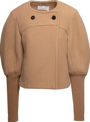 see by chloe camel coat|See By Chloé Long Coat In Camel .